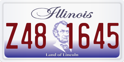 IL license plate Z481645