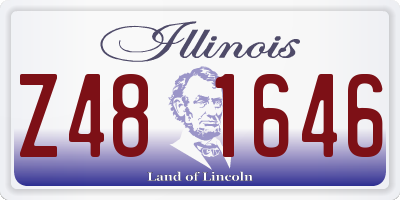 IL license plate Z481646