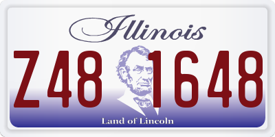 IL license plate Z481648