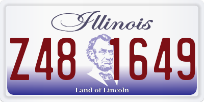 IL license plate Z481649