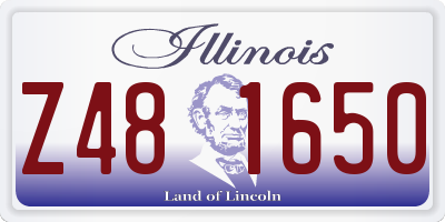IL license plate Z481650