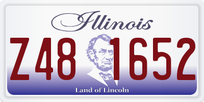 IL license plate Z481652