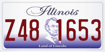 IL license plate Z481653