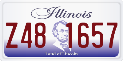 IL license plate Z481657