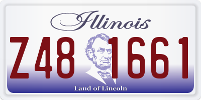 IL license plate Z481661