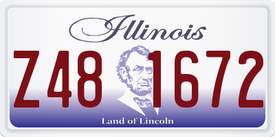 IL license plate Z481672