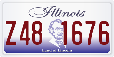 IL license plate Z481676