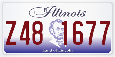 IL license plate Z481677