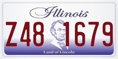 IL license plate Z481679