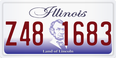 IL license plate Z481683