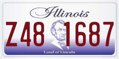 IL license plate Z481687