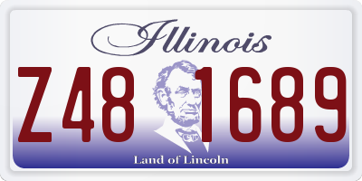 IL license plate Z481689
