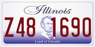 IL license plate Z481690