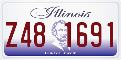 IL license plate Z481691