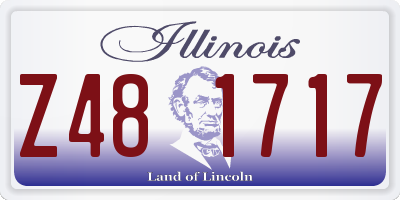 IL license plate Z481717