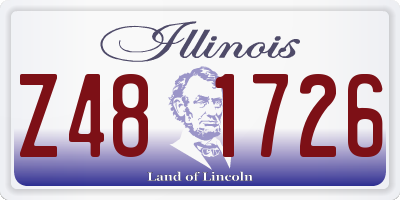 IL license plate Z481726