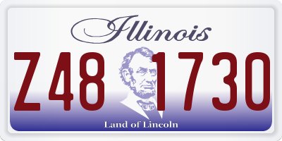 IL license plate Z481730