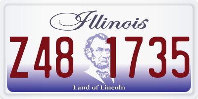 IL license plate Z481735
