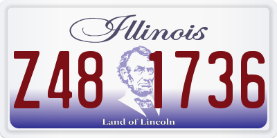 IL license plate Z481736