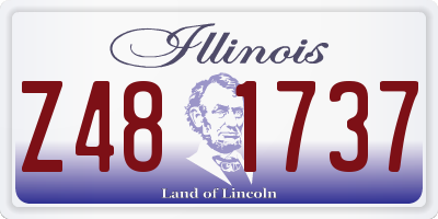 IL license plate Z481737