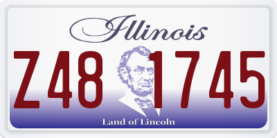 IL license plate Z481745