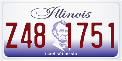 IL license plate Z481751