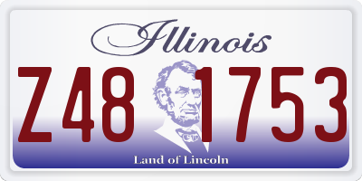 IL license plate Z481753