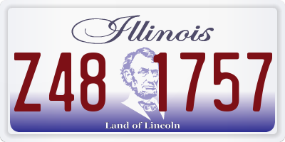 IL license plate Z481757