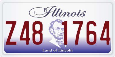 IL license plate Z481764