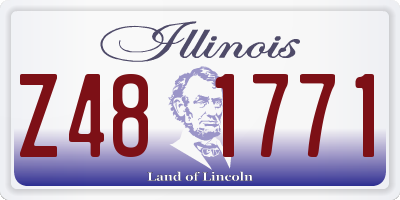 IL license plate Z481771