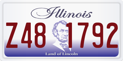 IL license plate Z481792