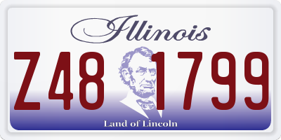 IL license plate Z481799