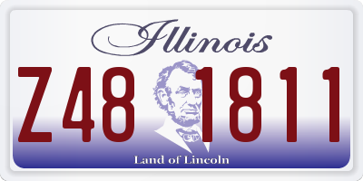 IL license plate Z481811