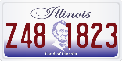 IL license plate Z481823