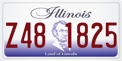 IL license plate Z481825