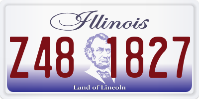 IL license plate Z481827