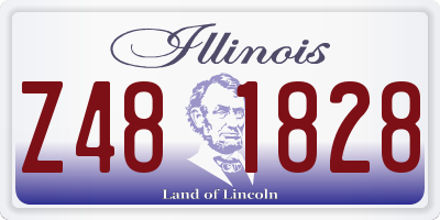 IL license plate Z481828