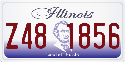 IL license plate Z481856