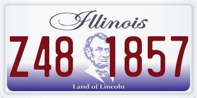 IL license plate Z481857