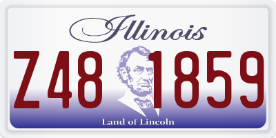 IL license plate Z481859