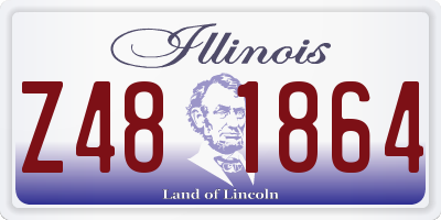 IL license plate Z481864