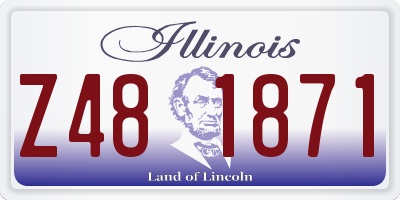 IL license plate Z481871