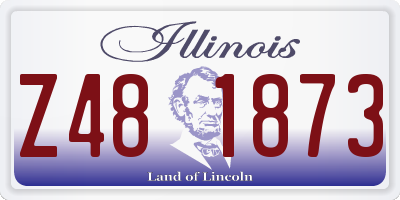 IL license plate Z481873