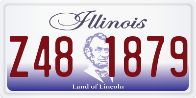IL license plate Z481879