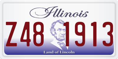 IL license plate Z481913