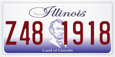 IL license plate Z481918