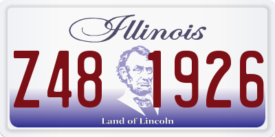 IL license plate Z481926