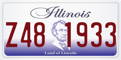IL license plate Z481933