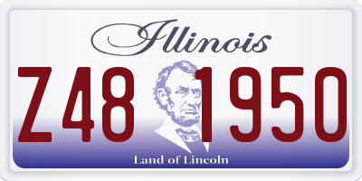 IL license plate Z481950