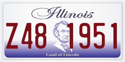 IL license plate Z481951